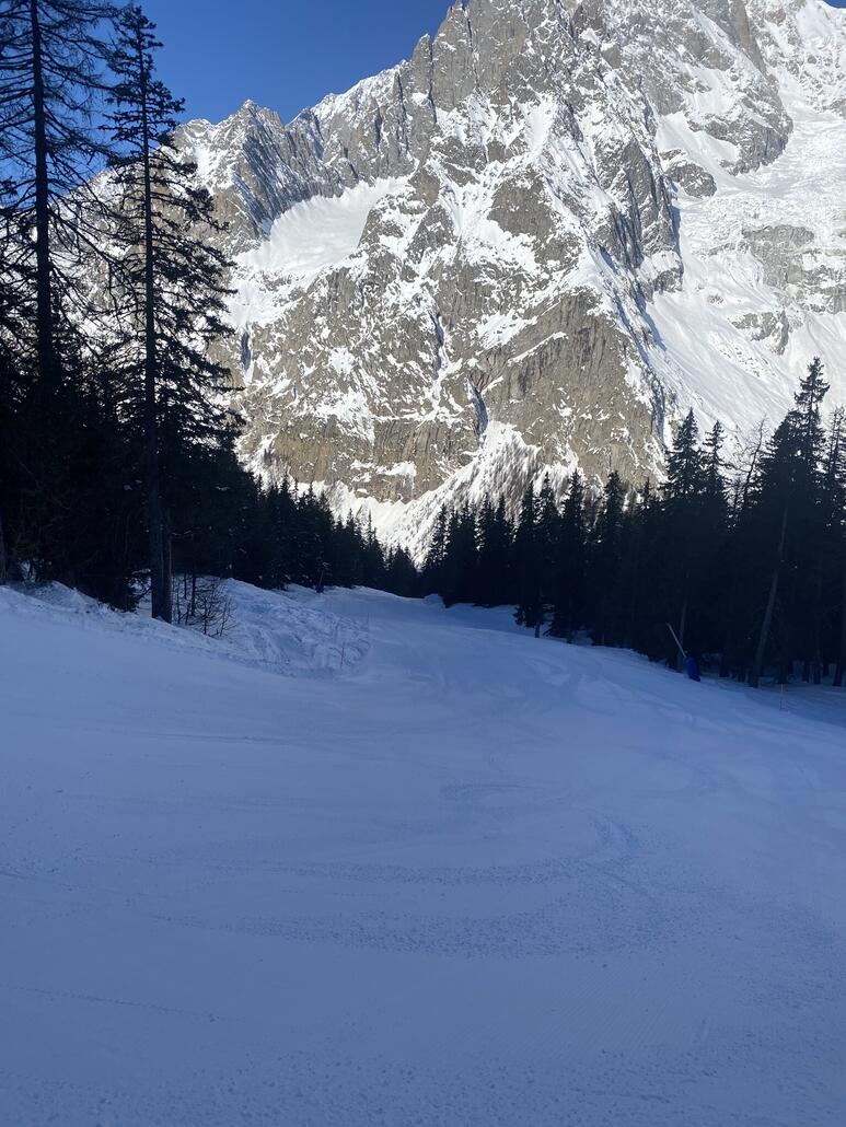 Piste 1, ideal zum Tempo aufbauen
