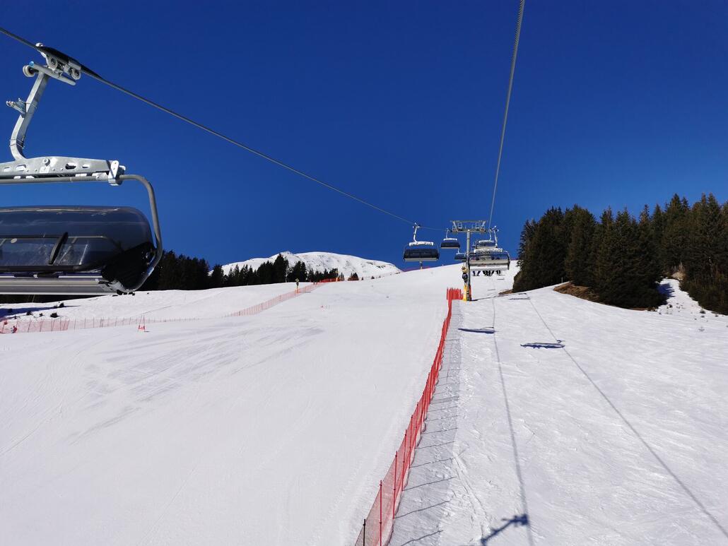 4. Am 10er hat man auch eine Trainingstrecke abgesperrt.