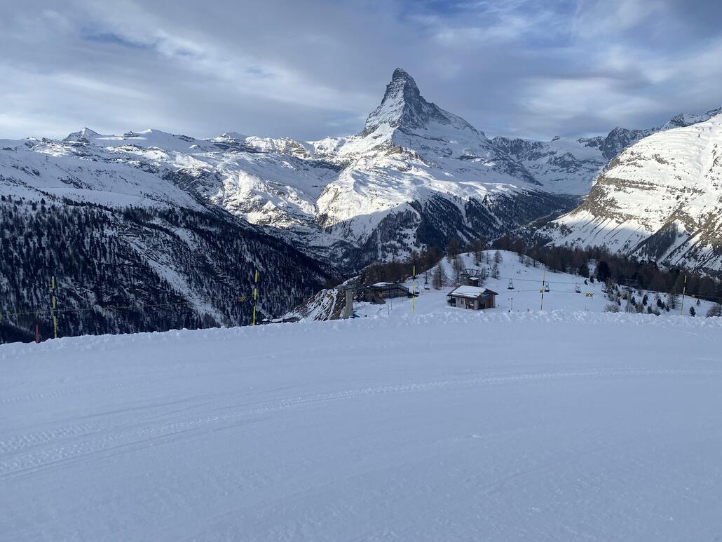 Los geht’s auf der Sunegga.