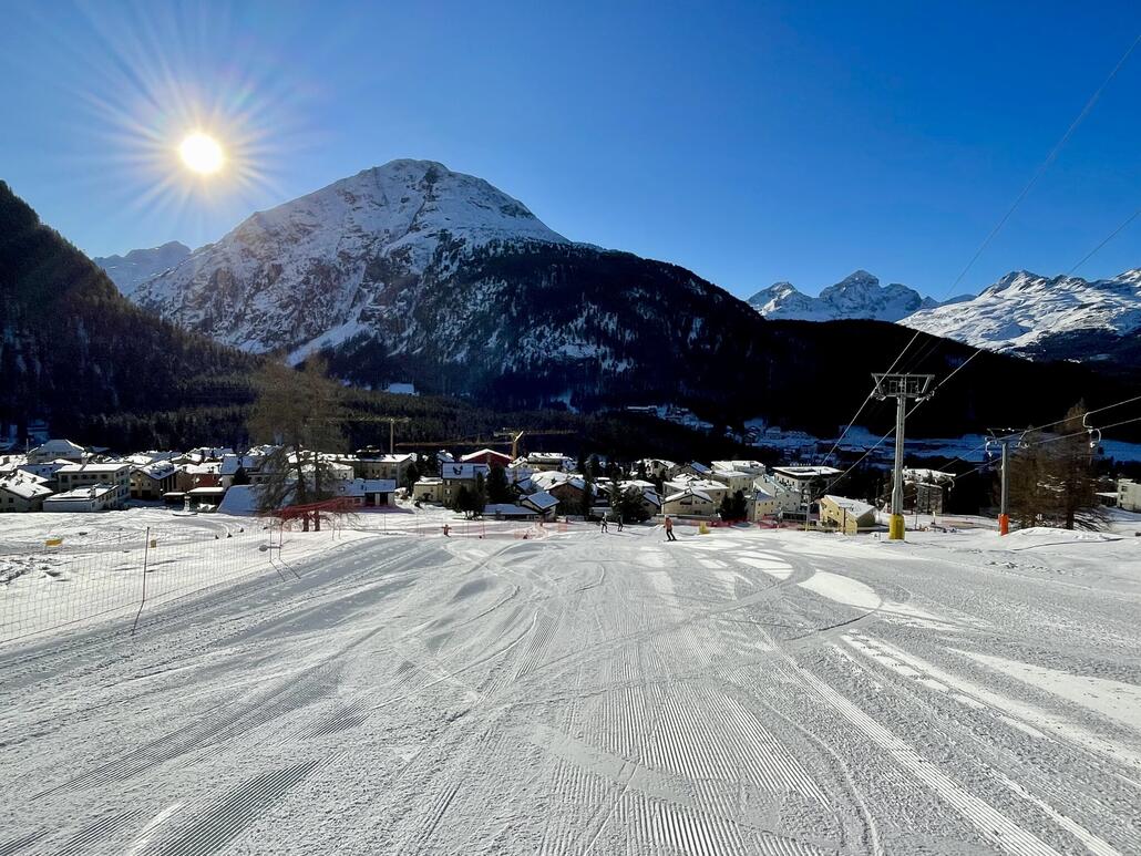 Weiter unten, immer mit Blick auf Pontresina