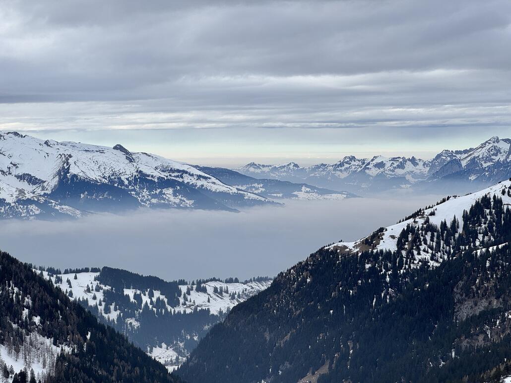 Schlussblick Sareis Richtung Rheintal