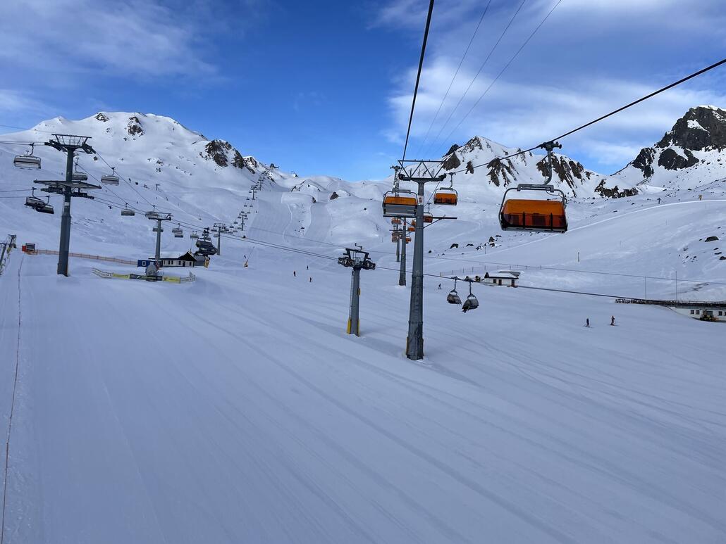 Jackpot: Den ersten Sessel erwischt.