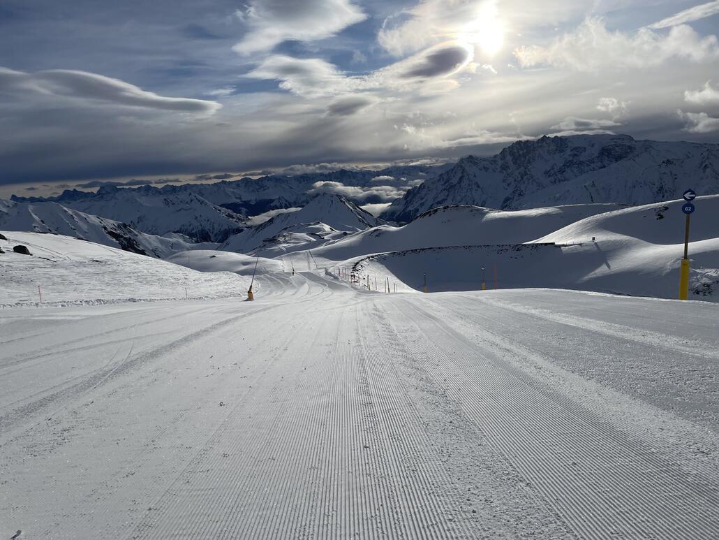 Die folgende Abfahrt war wenig überraschend grandios!