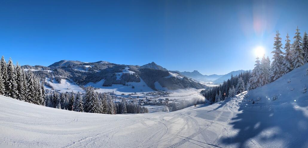 Unterer Pistenabschnitt