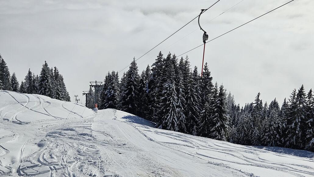 Untere Teil Skilift Obermatt