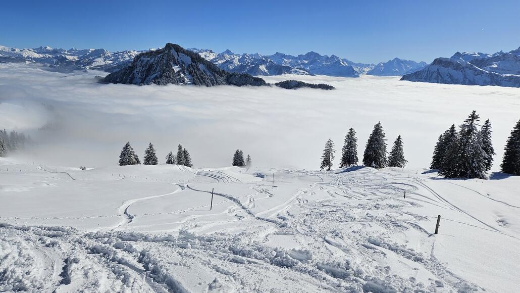 Start der geschlossenen Abfahrt nach Obergschwend zur 8PB Obergschwend - Burggeist
