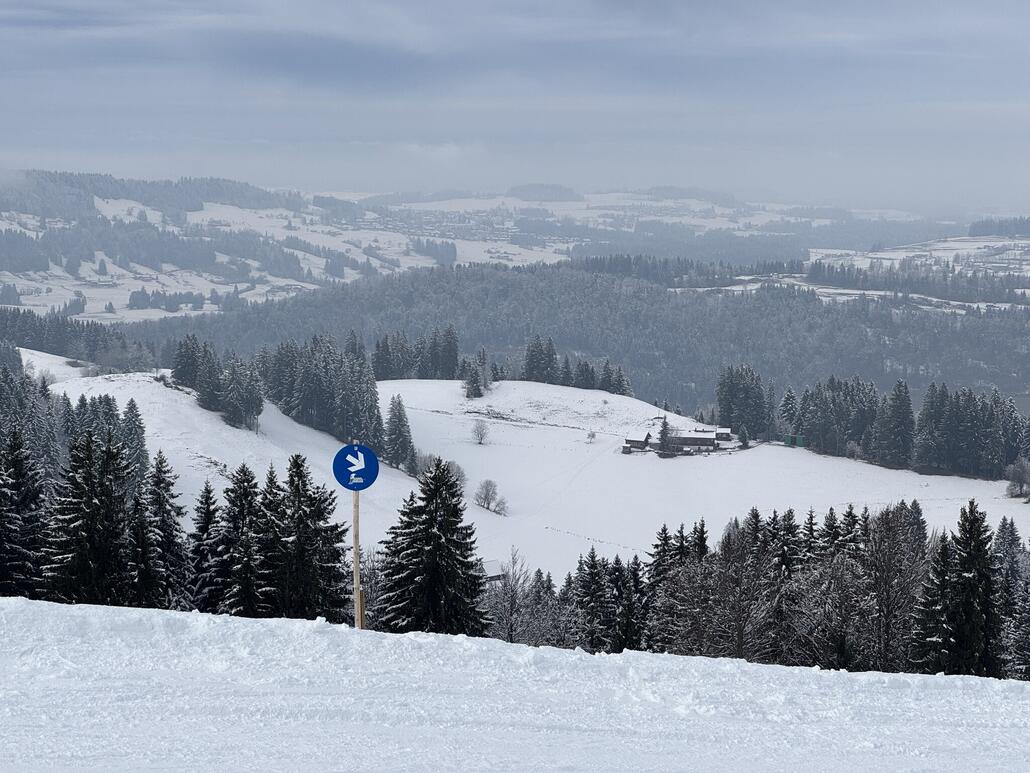 Talabfahrt - wechselt von Blau zu Rot ;-)