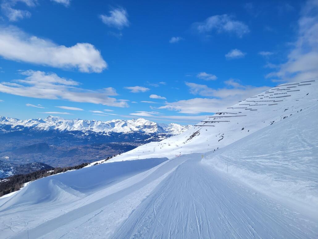 Der Weg zum Illhorn deutlich besser als im Januar