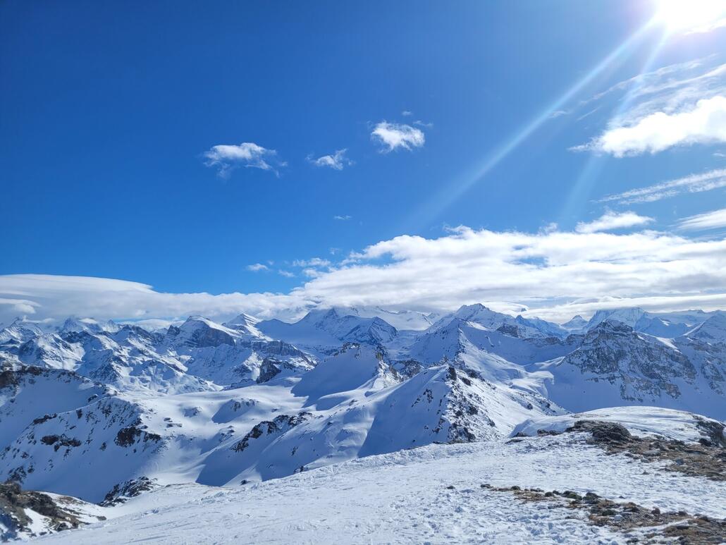 Bella Tolla Blick heute mit verhülltem Weisshorn