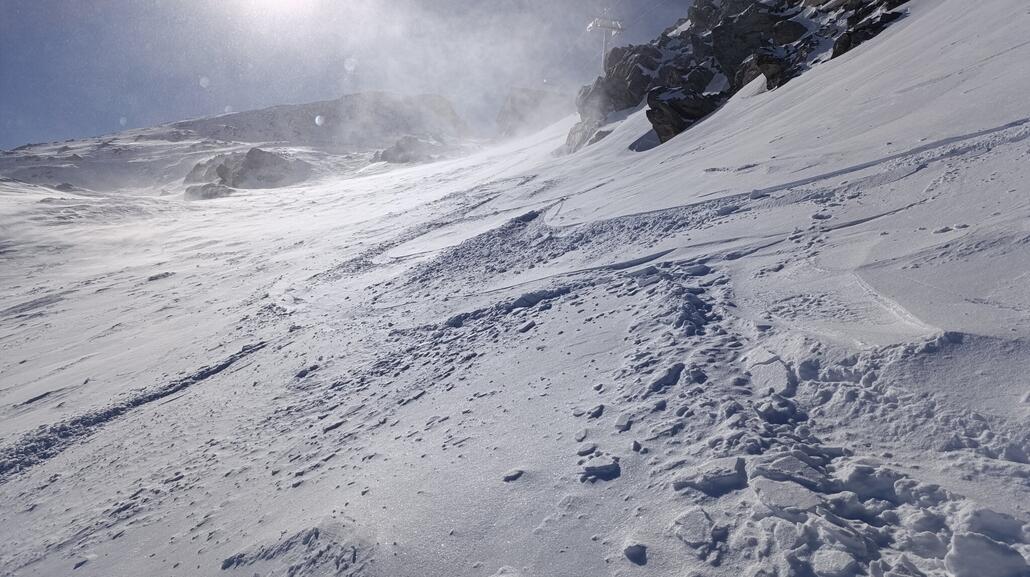 Route links runter an der Lärmstange 2