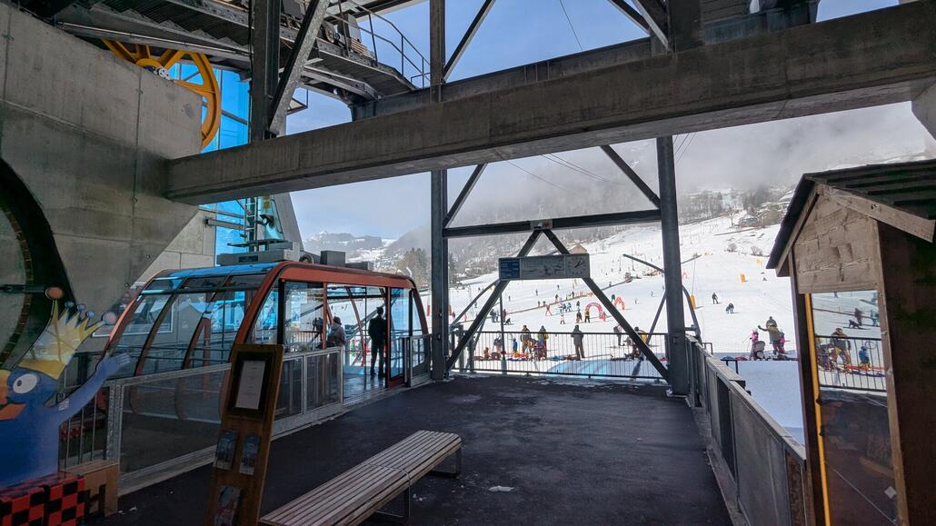 Weiter geht's nun zum Brunni. Die Busverbindung von der Titlis Talstation funktioniert gut!