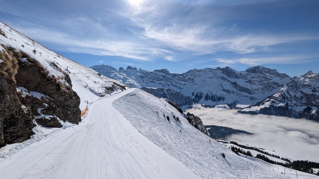 Zufahrt zur Schwarzen Piste