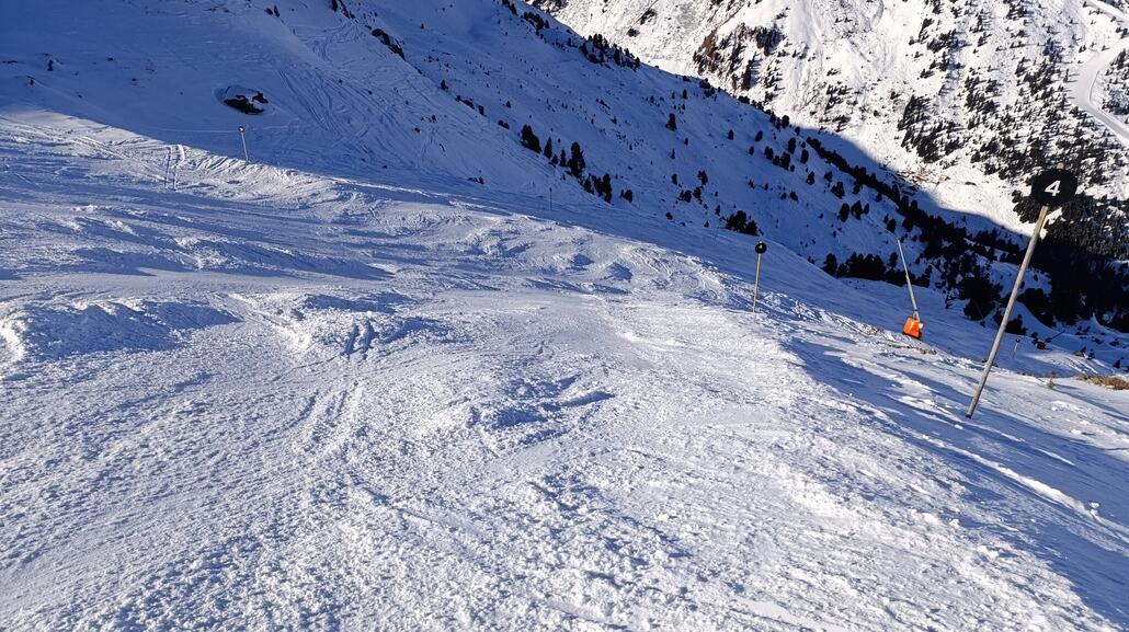 ... zurecht. Zu wenig Schnee.