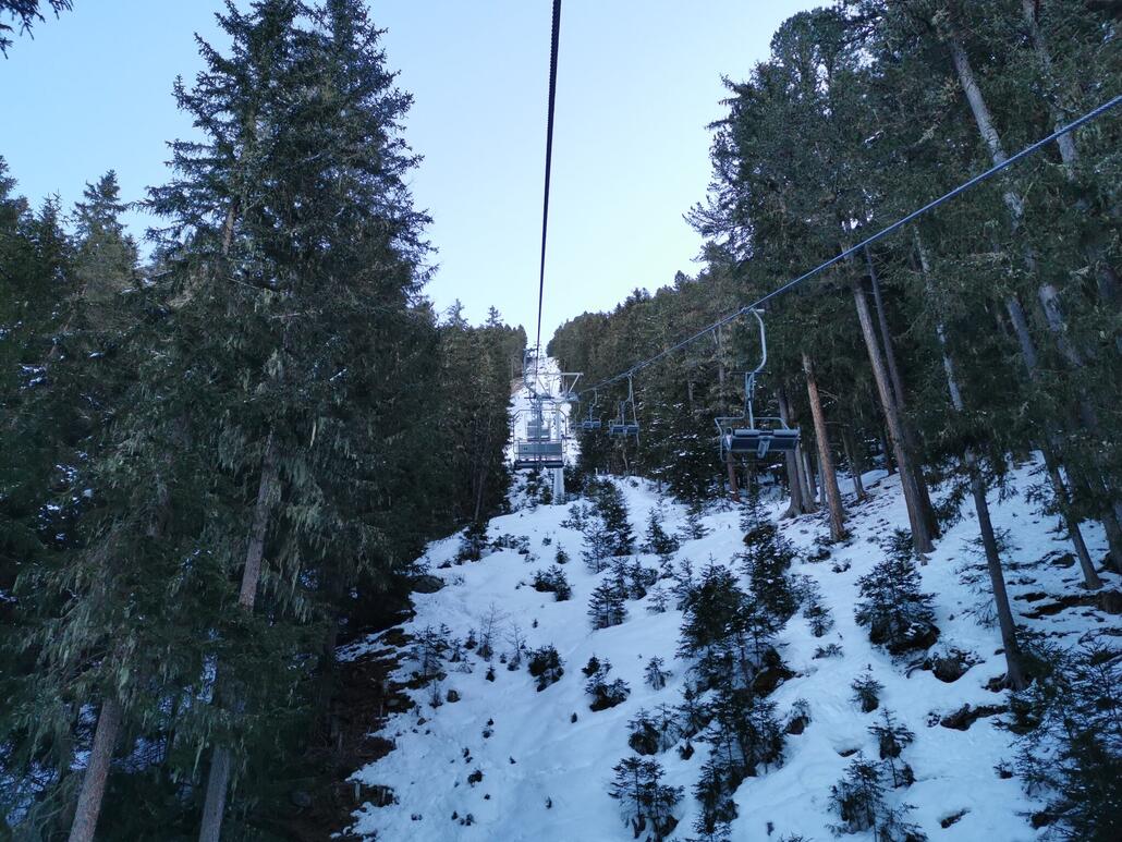 3. Schöne und steile Waldtrasse.