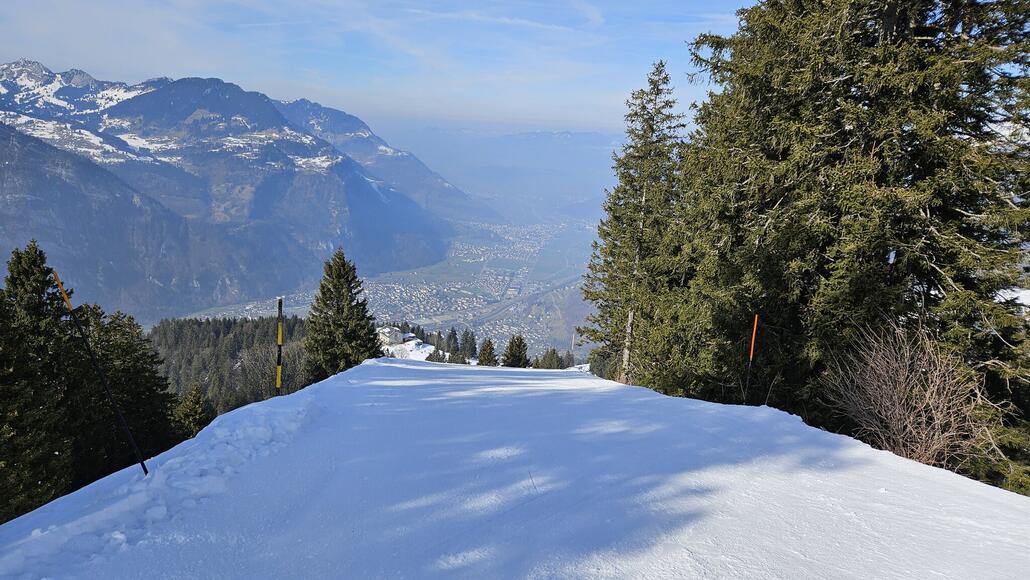 Wunderschön trassierte Piste
