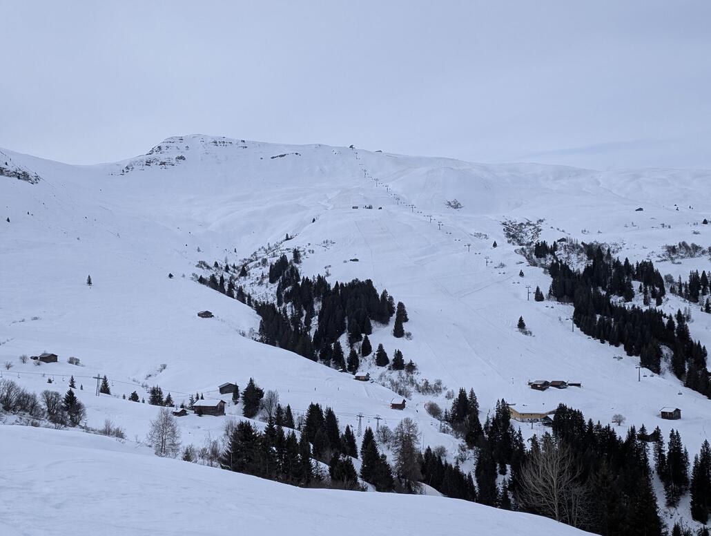 Blick in den Sektor Sezner