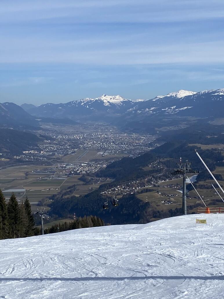 Blick nach Innsbruck