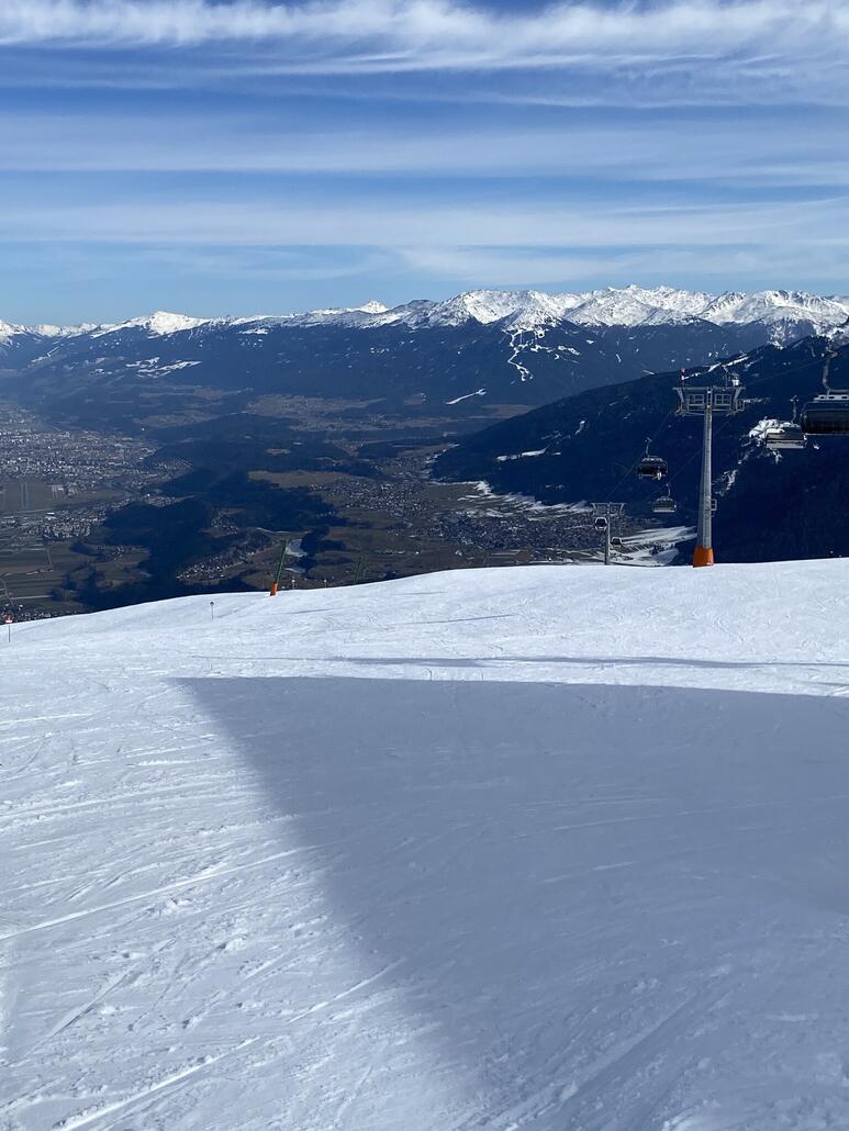 Aussicht beim fahren wirklich toll