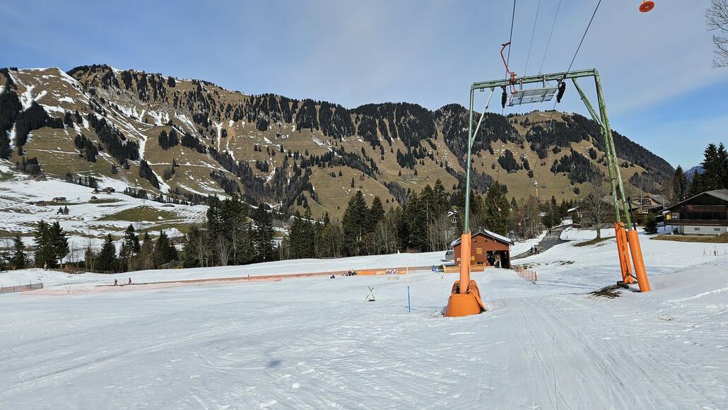 Blick zur Talststion