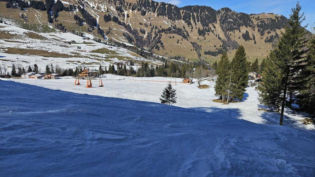 Letzter Blick zurück zum Tellerlift