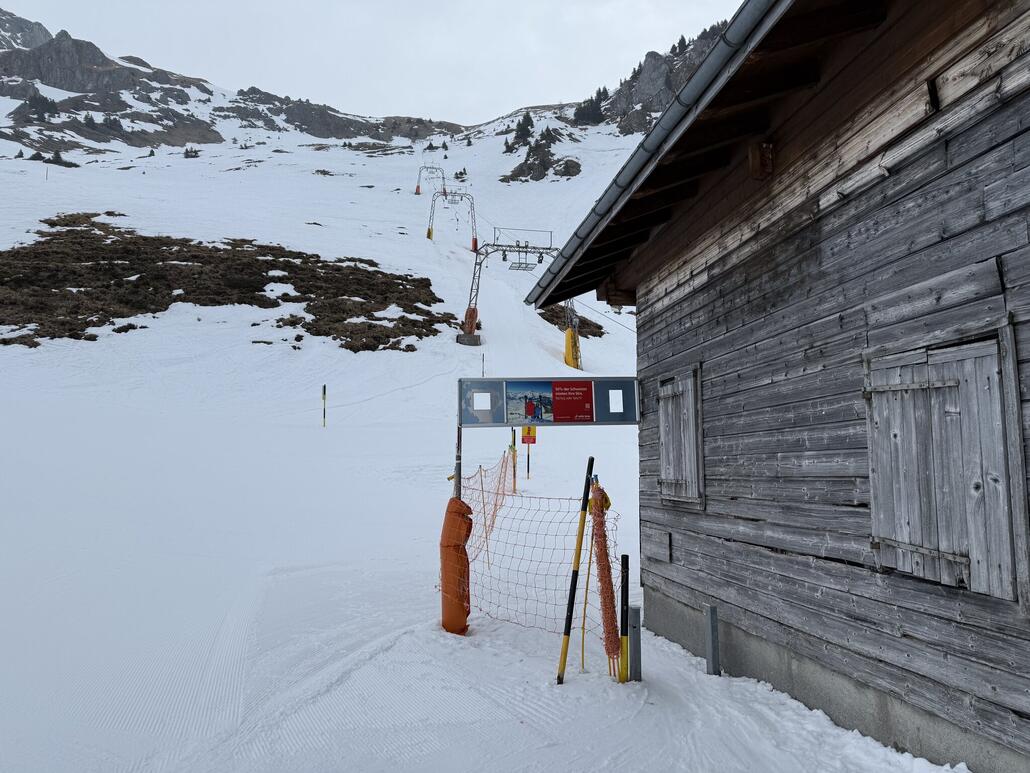 Der steilste Schlepplift der Schweiz? Jedenfalls eine tolle Trassierung!