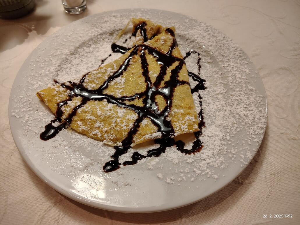 Palatschinken mit Nutella