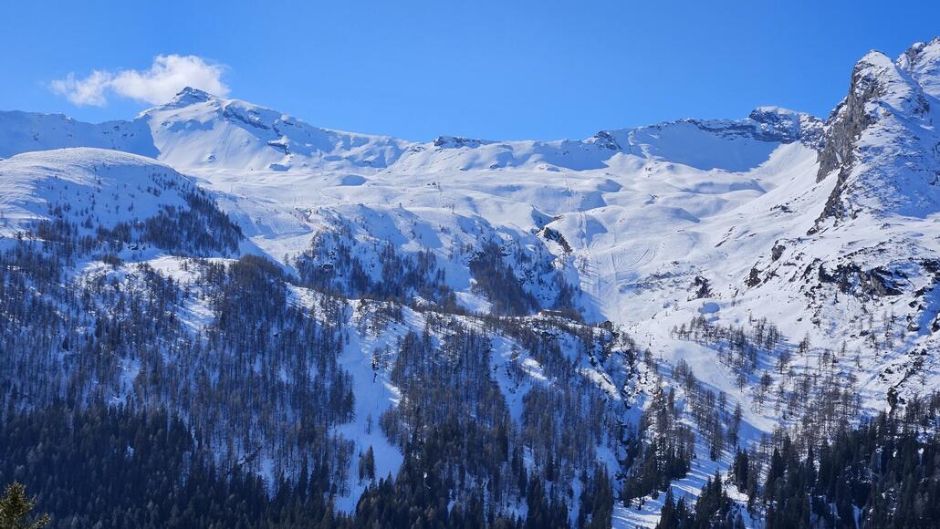 Blick zurück ins Confin Gebiet
