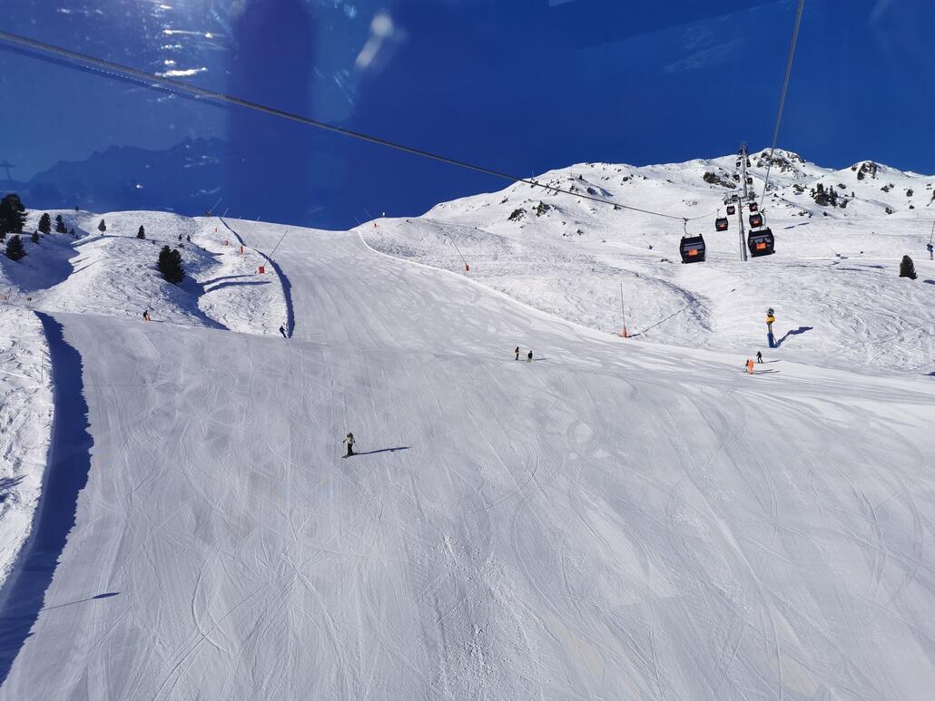 2. Wimbachexpress. Danach gleich von ganz oben nach ganz unten. Eine beinahe 2000hm Abfahrt!