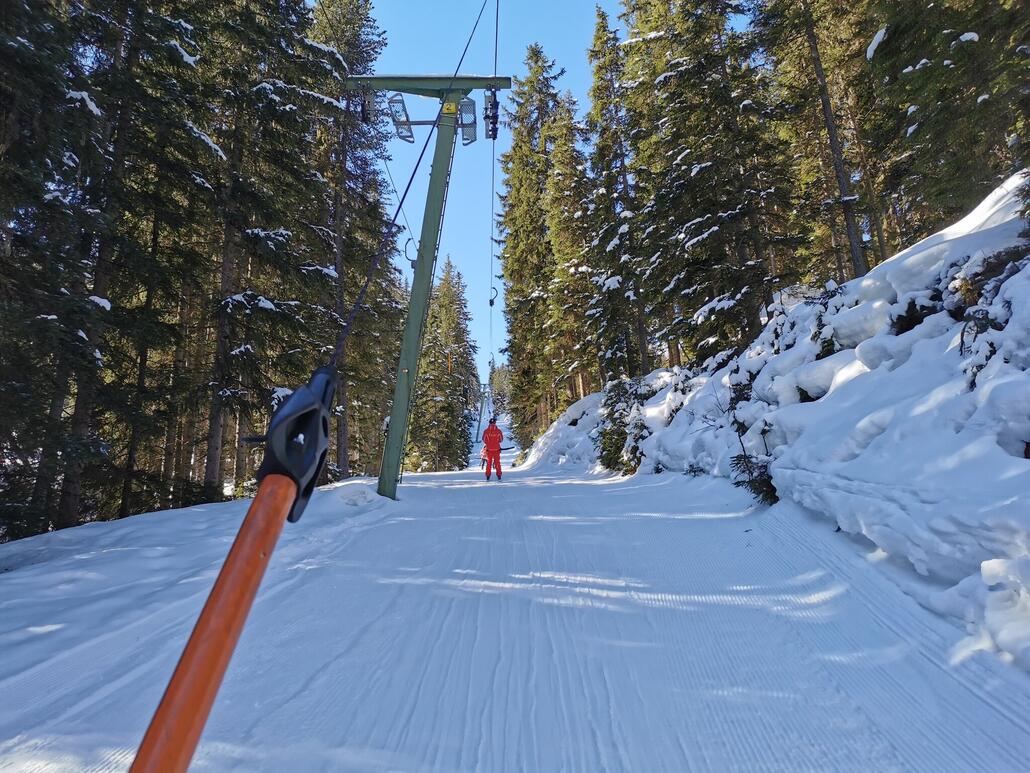 12. Der untere Pfaffenbühel 1. Mit Waldtrasse.