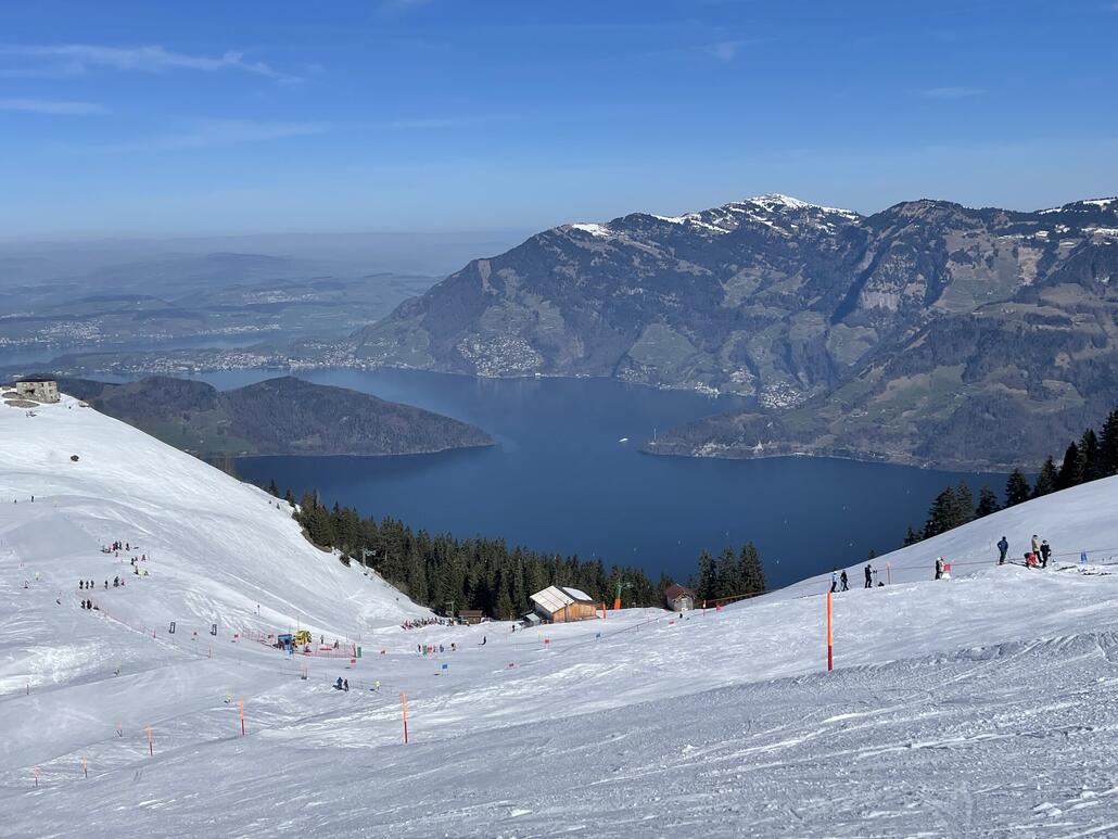 Skirennen am Ergllen und die einzigen Wartezeiten
