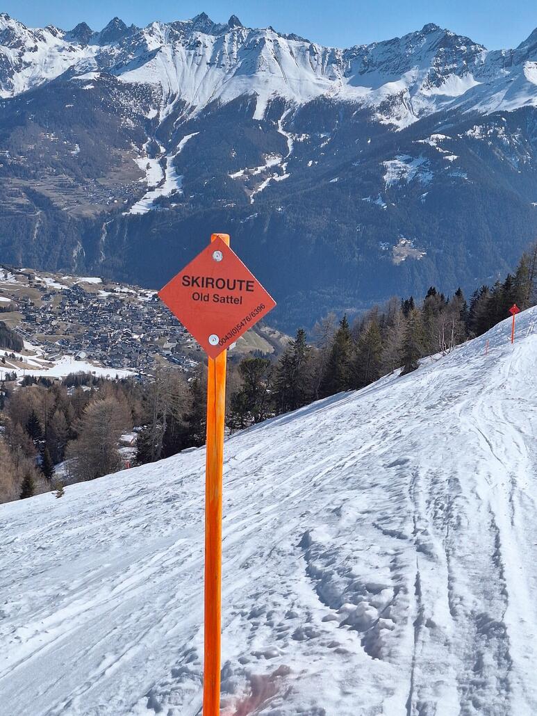 Skiroute Old Sattel