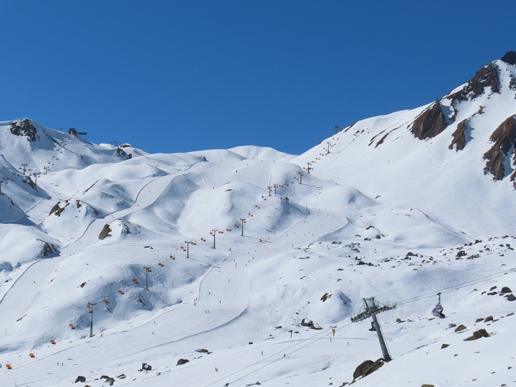 Pisten an der Flimsattelbahn