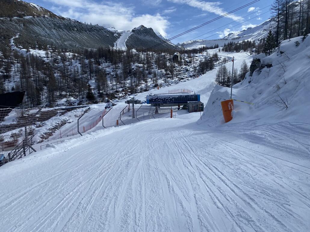 Dann geht es via Theo aufs Rothorn.