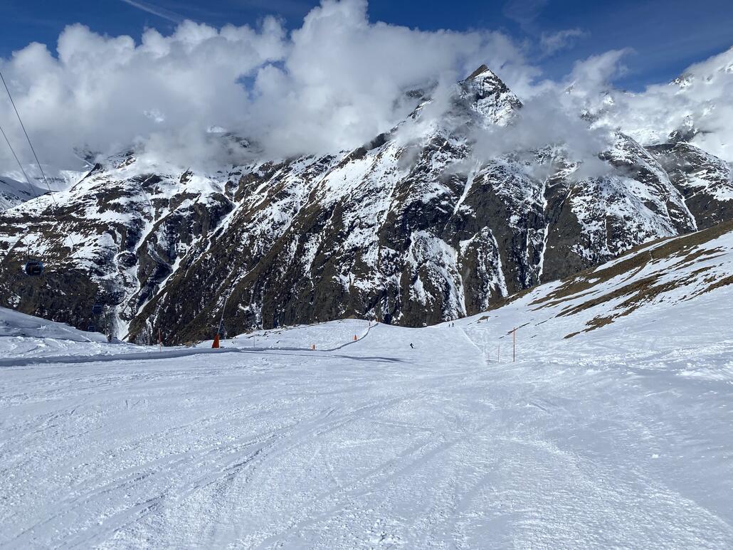 Tufternkumme. Sehr schön ausser ein kurzes vereistes Stück.