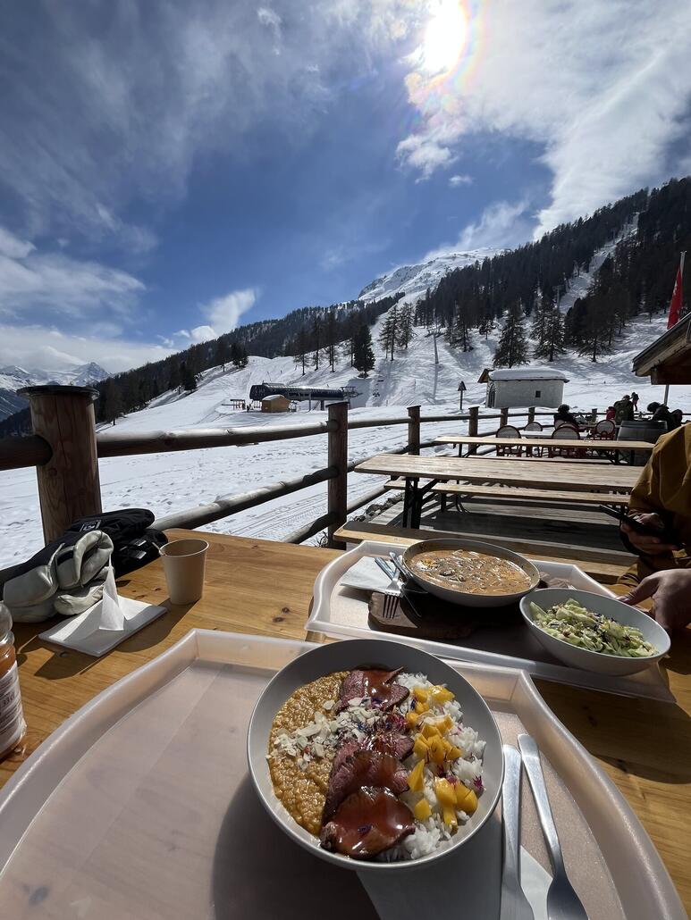 Und schließlich habe ich die Gîte des Arolles ausprobiert. Tolles Essen und sehr freundliche Besitzer.