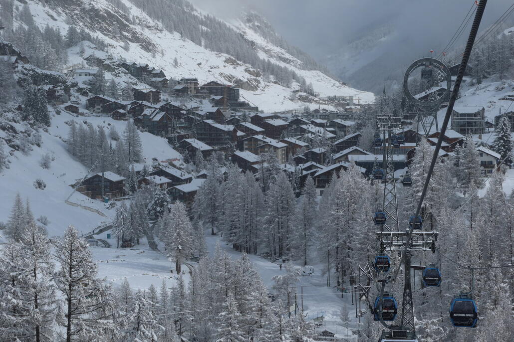 Tiefster Winter in Zermatt