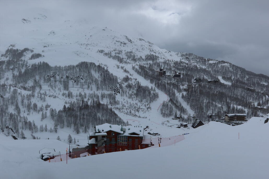 Tiefster Winter auch in Cervinia