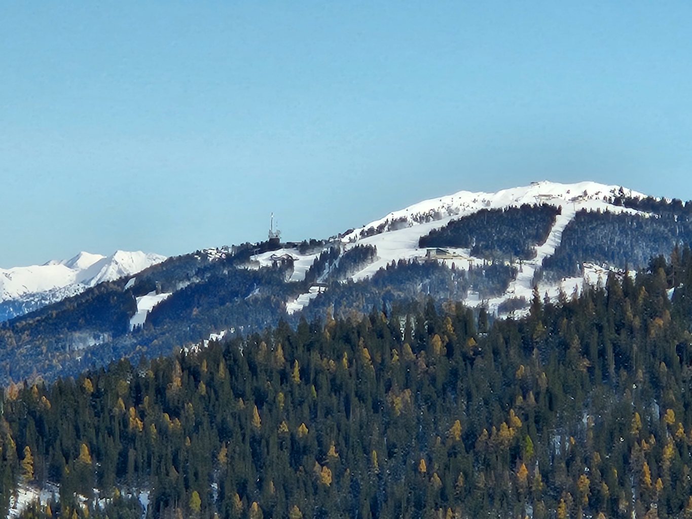 Blick rüber zur Planai, wo es eine Woche später hin ging.