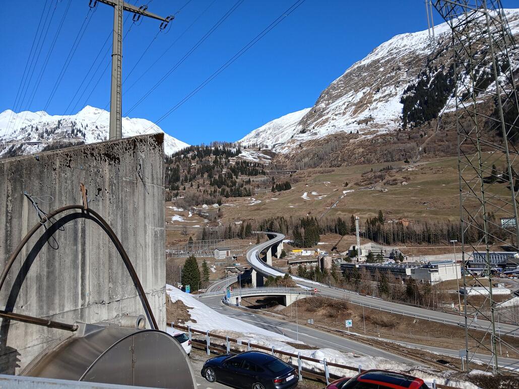 Blick gen Gotthard