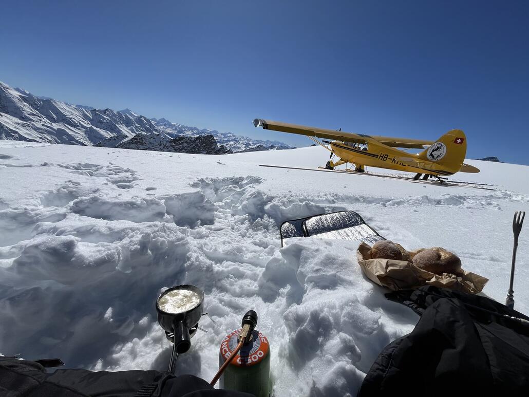 Fondue auf dem Petergrat Süd
