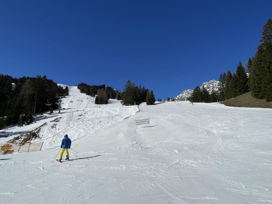 So sahs bei unseren Fahrten am morgen bei der Golmabahn aus