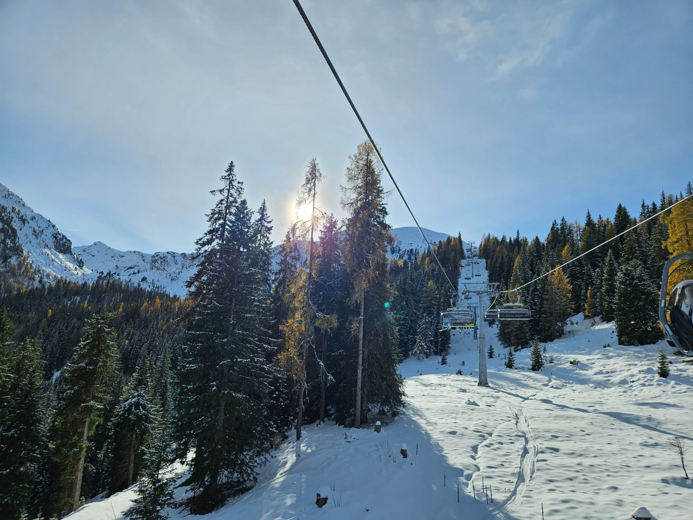 Schöner erster Skitag nichts desto trotz.