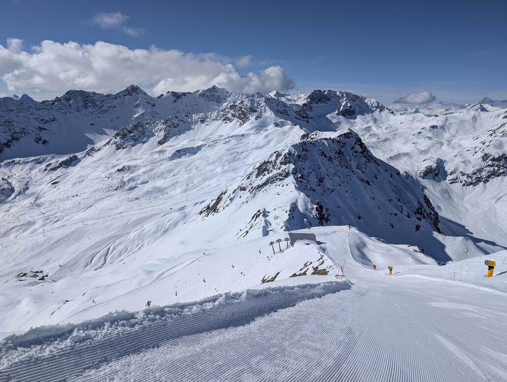 Weisshorn Gipfel Südwesthang