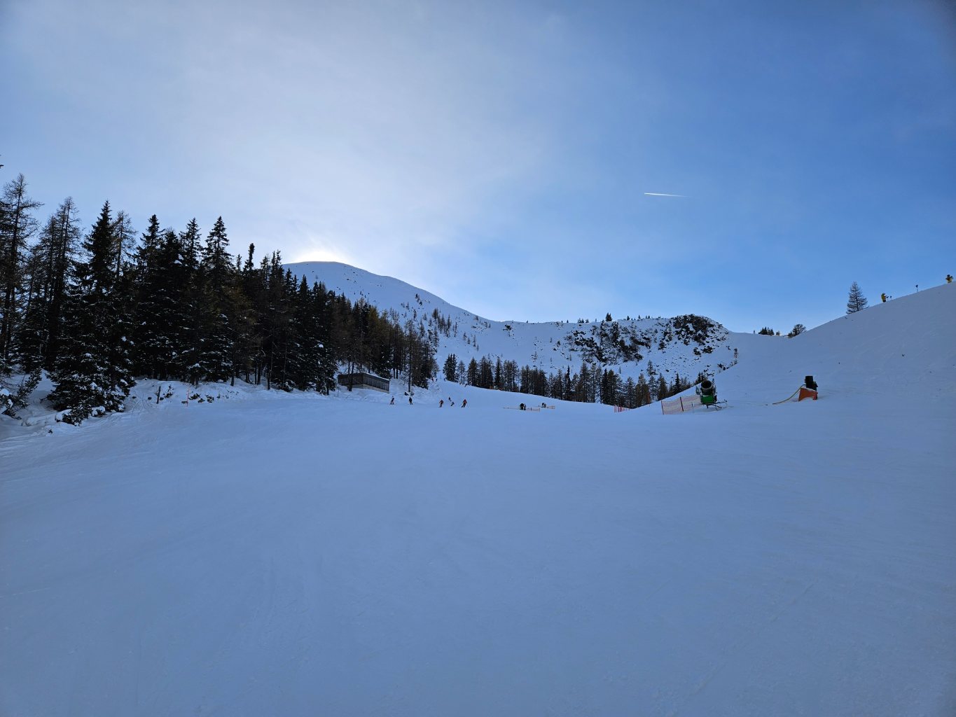 Die rechte Piste vom Speichersee.