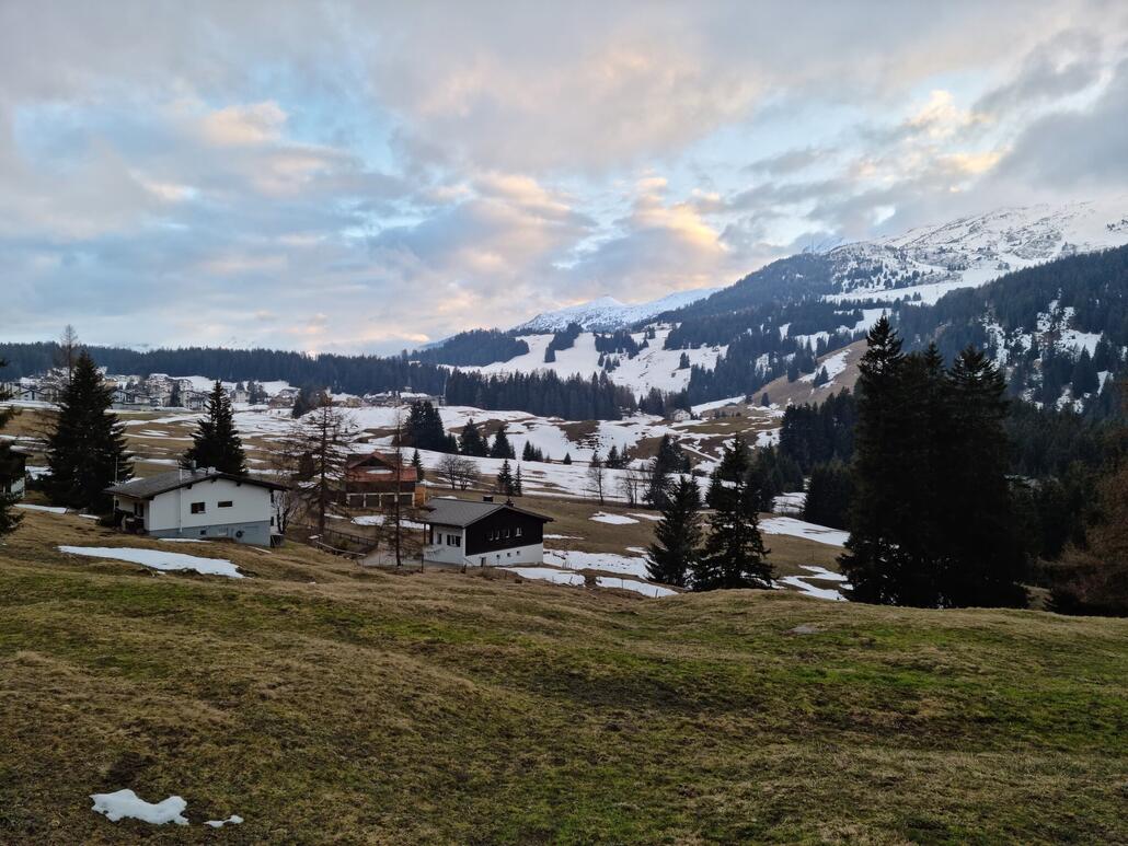 Abendstimmung bei Parpan