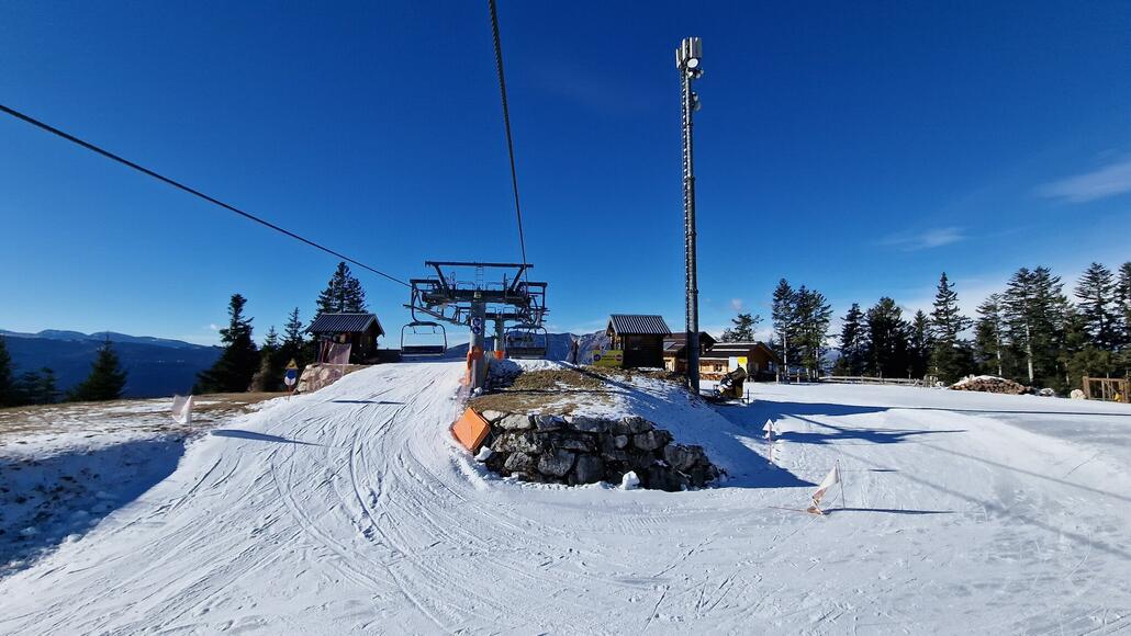 Mittelstation der Sesselbahnen Virgo Maria &amp; Vezzena.
