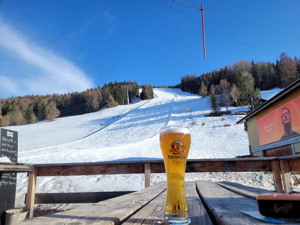 22.5 Höhenkilometer. Genialer Tag, das Weizen habe ich mir verdient