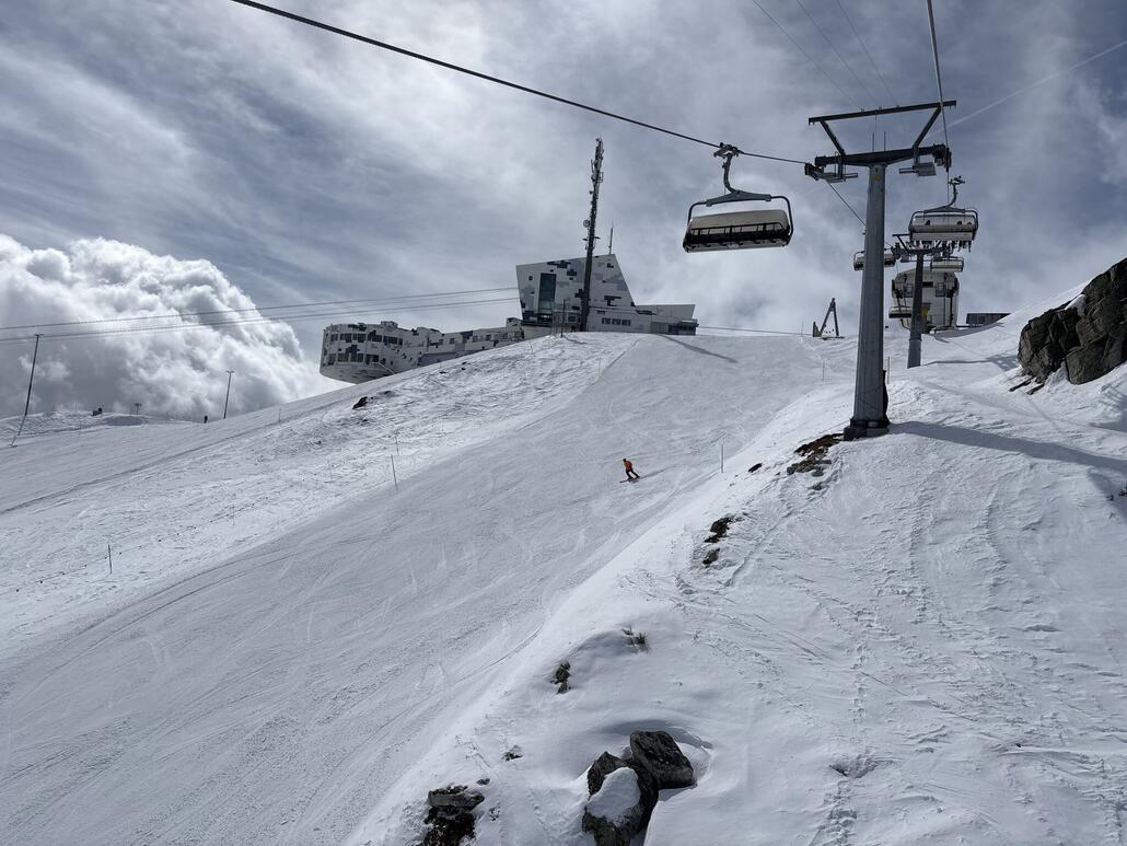 Die Race-Piste ist noch perfekt zum Carven