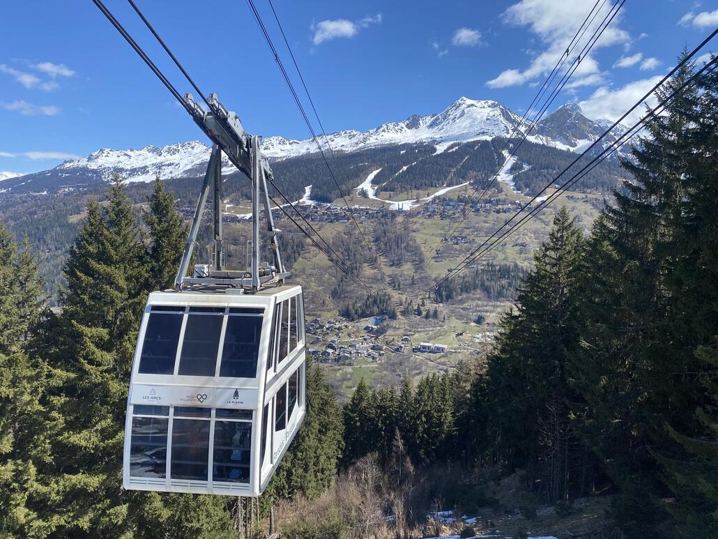 Vanoise Express zurück Richtung Les Arcs