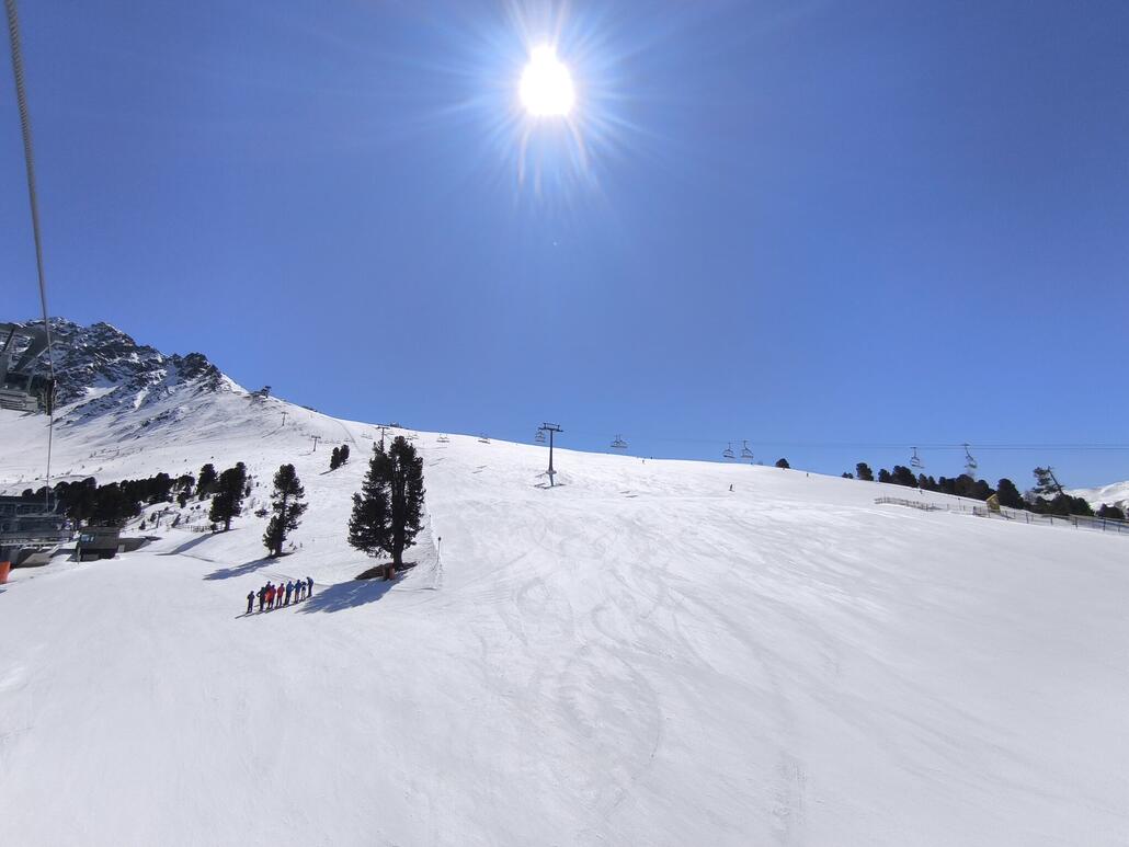 Ein Wetter ist das schon, nur der Wind stört etwas 13.55 Uhr